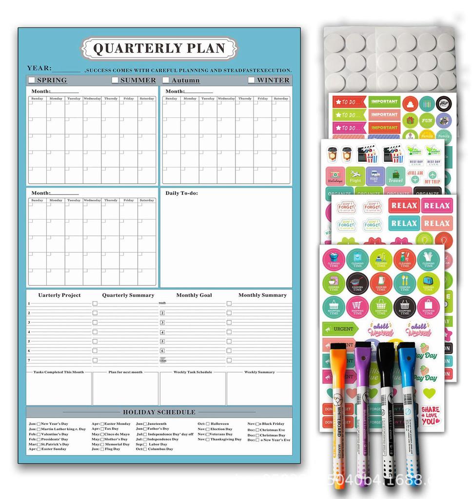2026 Erasable Wall-Mounted Monthly Planner: Simple Modern Design, A01 Edition