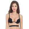 Sexy Womens Lingerie with A Deep U-neck Push Up Bra U Shaped Sexy Strapless Bra Thin Half Cup Underwear Beauty Back