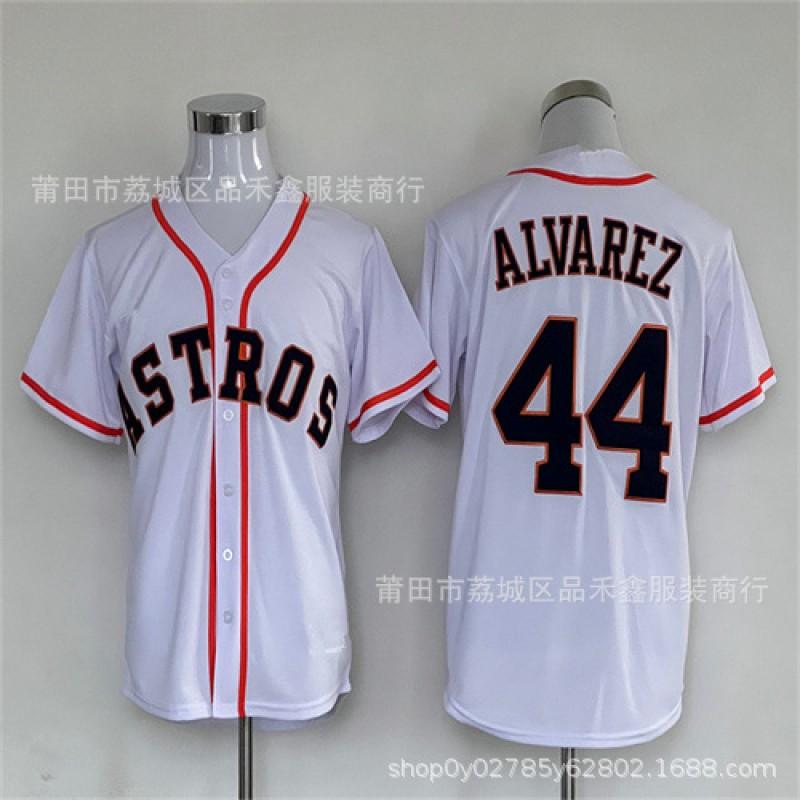 Houston Astros Baseball Jersey 44 Arez Embroidered Cotton Sports Uniform Men Women Adult Fall