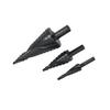 AW Tools Stahl Spiral HSS Stufenbohrer Satz (3er-Pack)