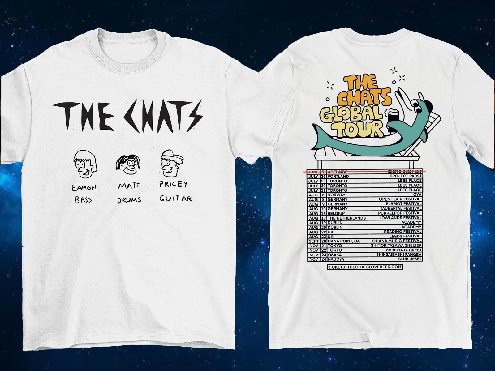 2 Sides The Chats Global Tour 2026 Tour Shirt White Unisex S-5XL JU678 All Size XXXXL