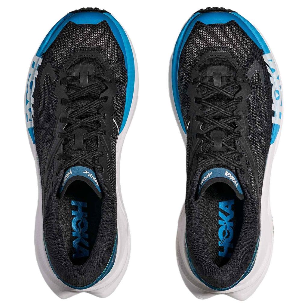 HOKA One One Mafate X Comfortable Soft Running Shoes Men Running Shoes Black Blue 1161990-BKSK