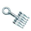 6 Finger Claws Hook Auto Body Repair Tool with Lifting Rings Car Body Dent Puller Claws Hook for Dent Removal Puller Tool