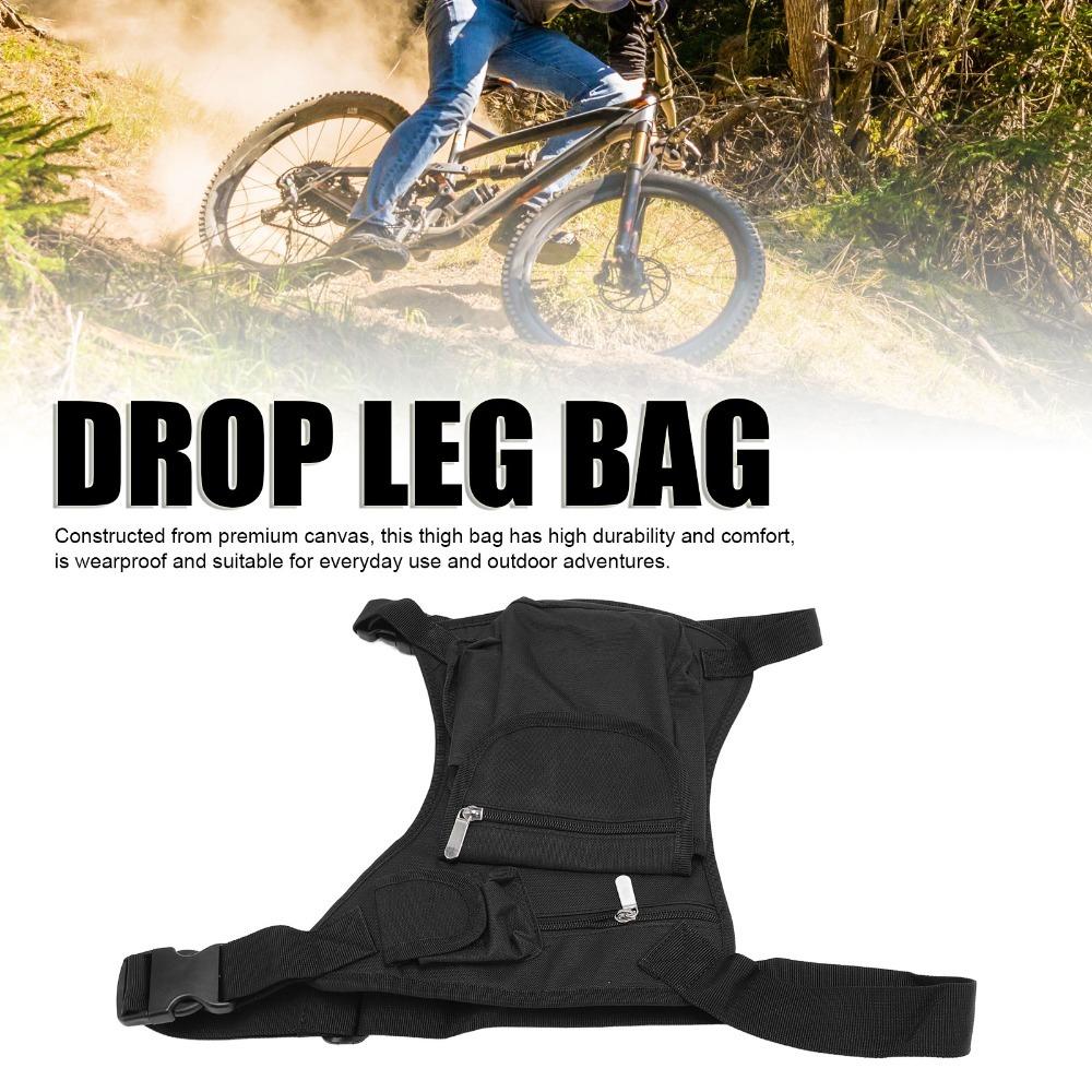 Adjustable Thigh Straps Canvas Leg Pouch Outdoor Waist Thigh Bag Park Training Sessions