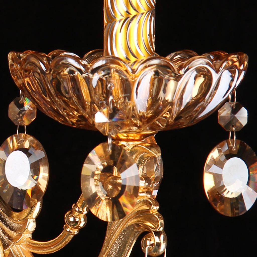 European Style E14 Candle Crystal Zinc Alloy Wall Lamp Mirror Front Bedside Bedroom Aisle Decoration Lights