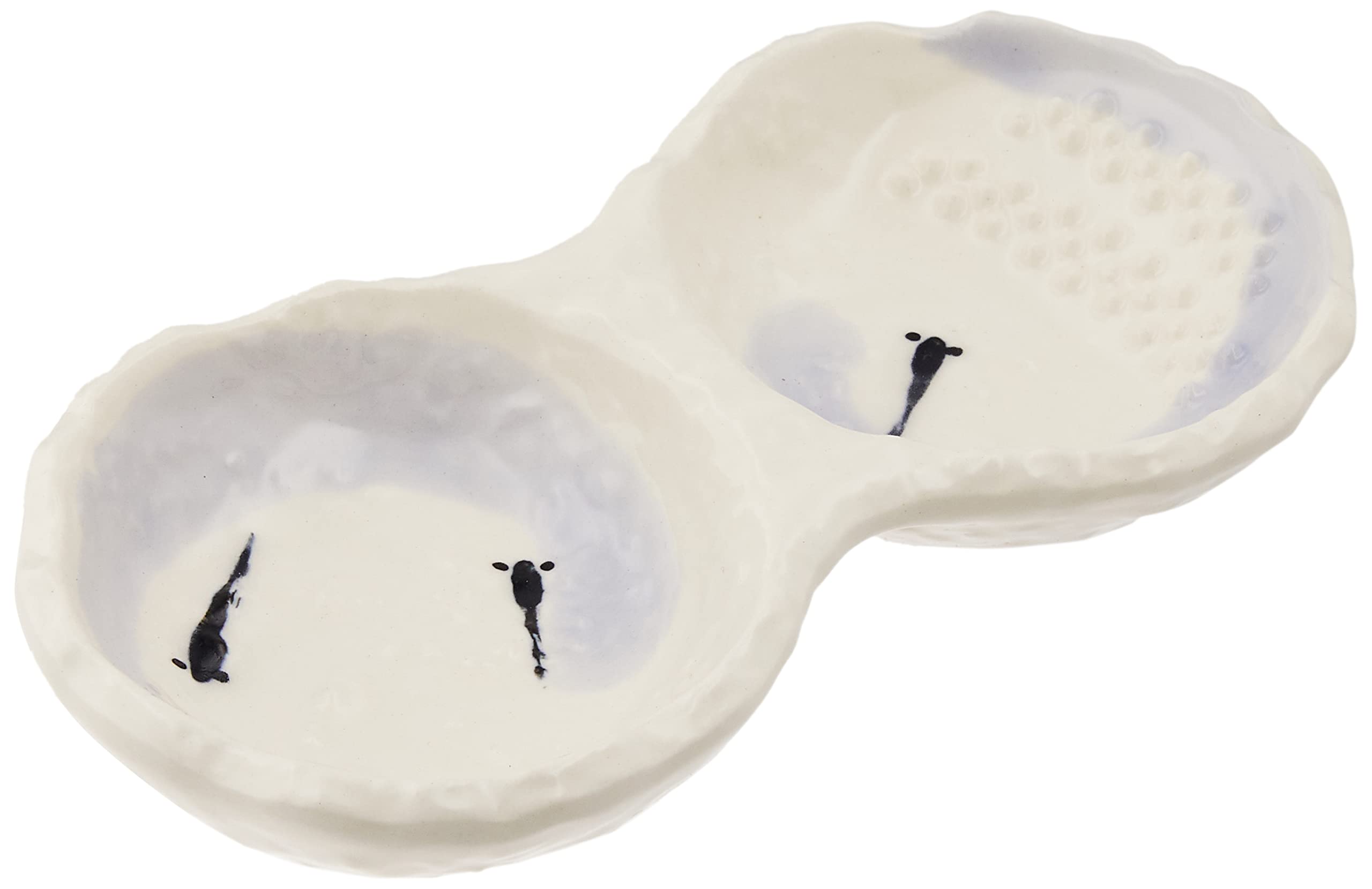 

Banko Ware Noodle Bowl with Spiral Medaka 15414 Grater, Yakumi, Hand-Posed, Design,