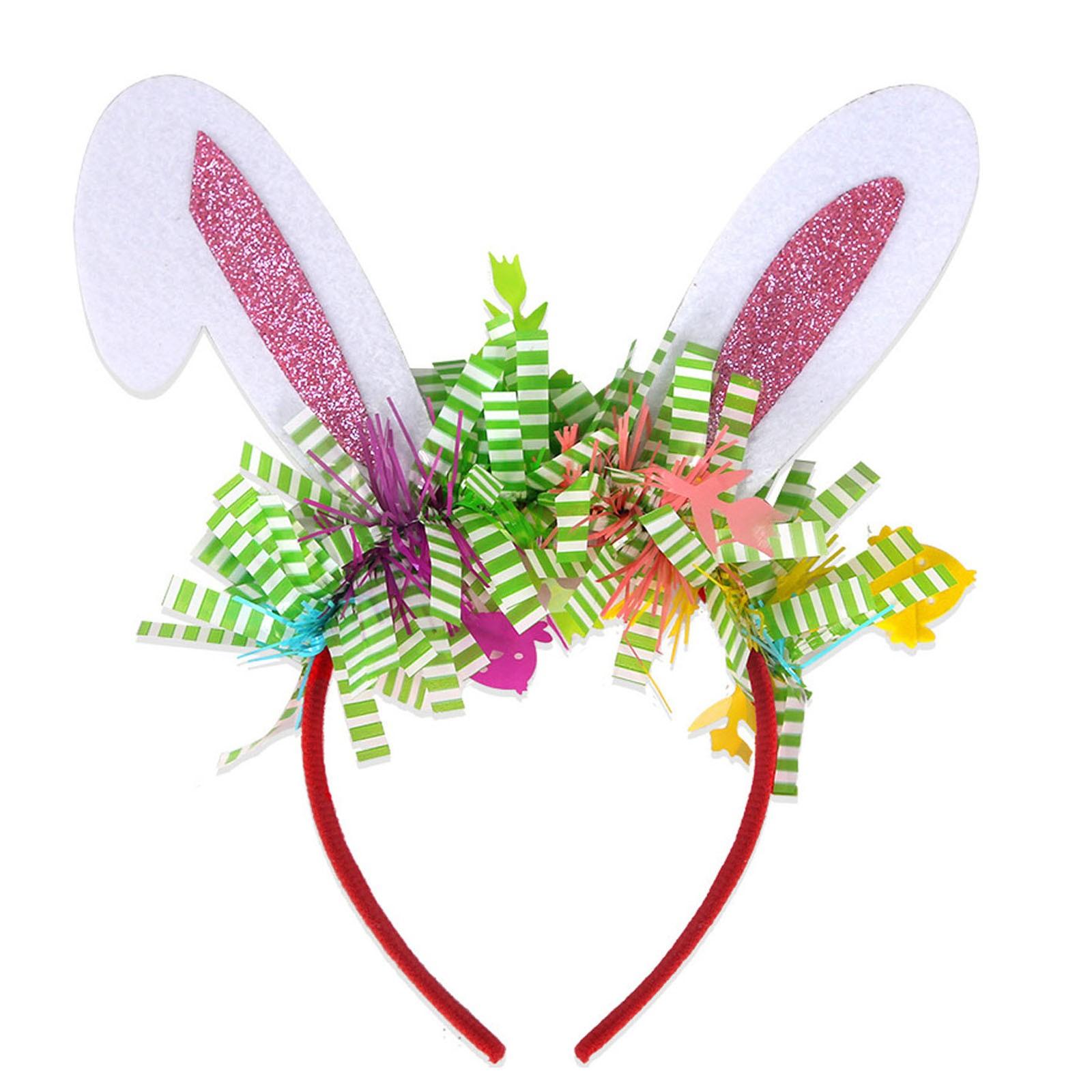 

Пасхальные милые ушки повязка на голову уши аксессуары для волос праздничные аксессуары для женщин One Size