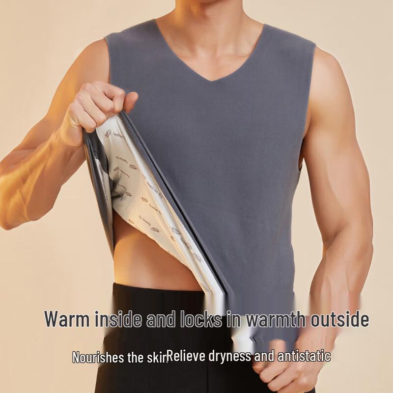 Langsha Men's 90% Down Antibacterial Warm Vest