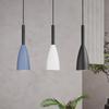 3‑Light Iron Pendant Light 7x50x100cm Modern Ceiling Hanging Lamp White Grey Black for Home Dining Room