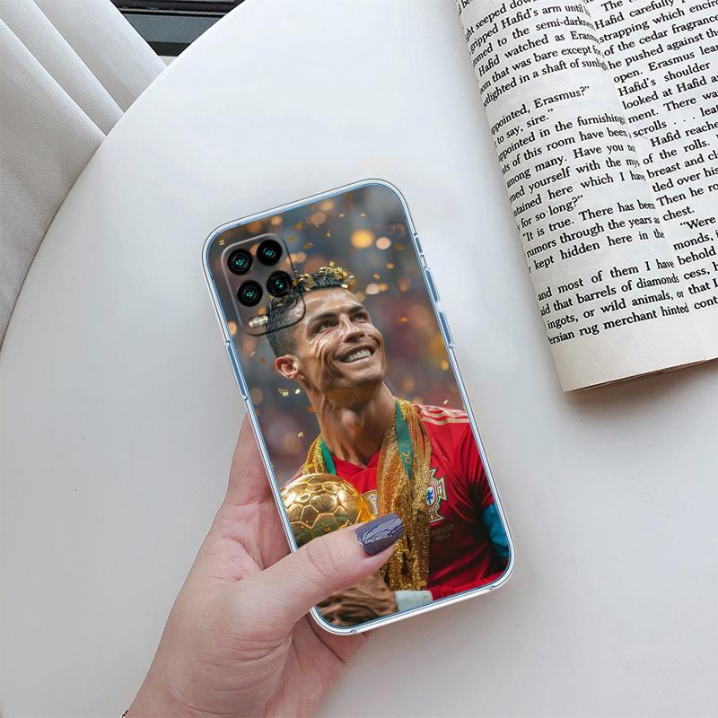 

C-Cr7 Transparent Phone Case for Samsung Galaxy A04 A04S A14 A23 A34 A54 M23 M33 M52 M53 Galaxy A54 5G
