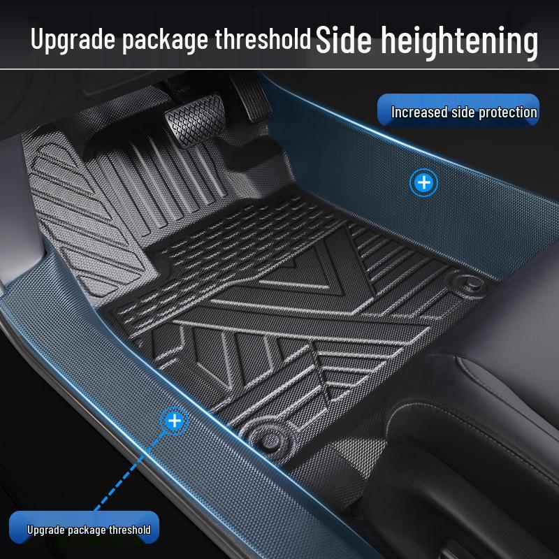 Nissan Teana Door Sill and Car Floor Mats Set: Fits 13 Models (2016-2018)