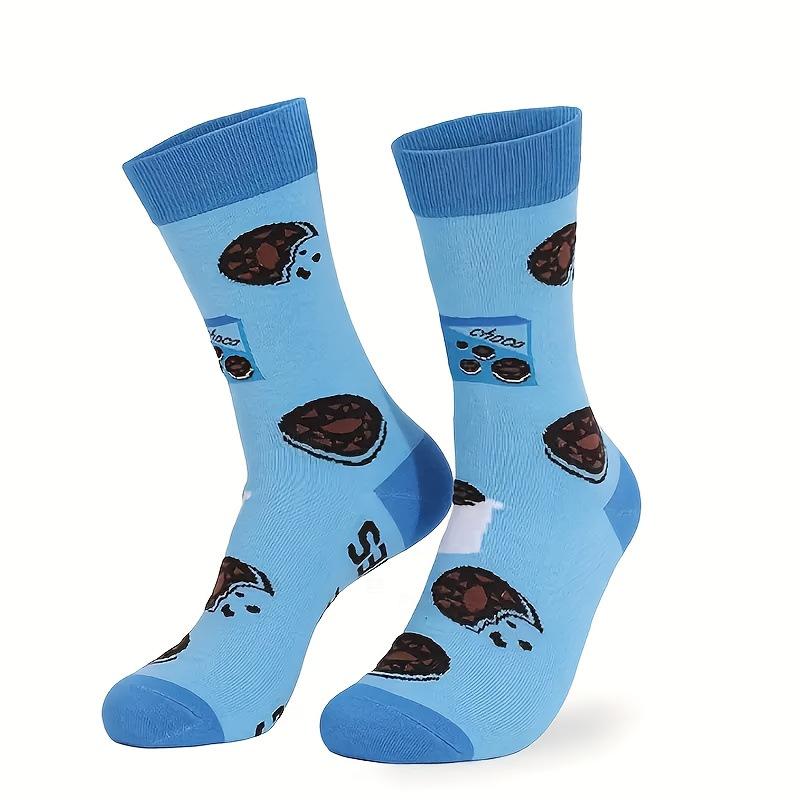 

Мужские весенне-осенние повседневные спортивные креативные хлопковые носки с высоким паголенком 1 pair