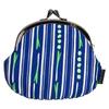 Prairie Dog Wabunka Furoshiki Japanese Accessory Clasp Pouch Green Onion X 11 X 3 Cm (3.3 Inches, Strap) Size Approx. 12.5