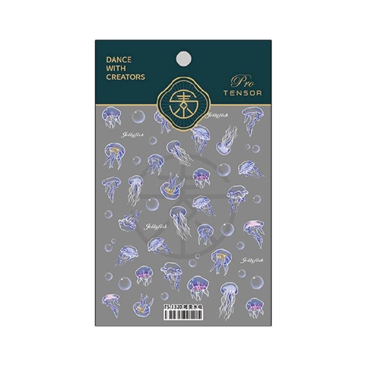 

Elegant Nail Sticker Jellyfish Droplet Pendant Personalized Jewelry for Women Fashionable Nails Adorment for Party 1