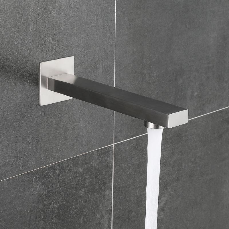 304 SUS Rainfall Shower Suit Wall Mounted Ceiling Arm Mixer Water System Brushed Gold/Black Rainfall Bath Shower Faucets