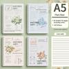 4pcs Retro Notebook A5 Journal Notebook Trendy Spiral Notebook  for Students