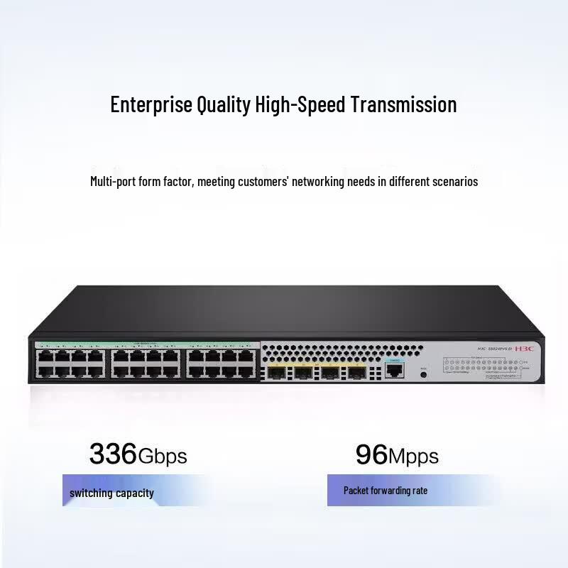 H3C S5024PV5-EI-HPWR 24-Port Gigabit PoE Managed Switch