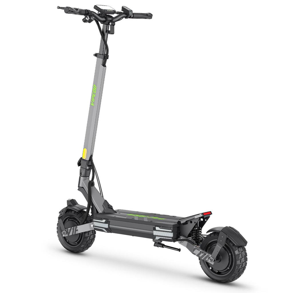 VIPCOO VC-VS6PRO All-Terrain 2*1200W Dual Motor Electric Scooter 52V20.8Ah Battery 10 Inch Off-Road Tires Outdoor Riding EScooter