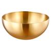 ZISIZ Stainless Steel Golden Rice Bowl Gift Set