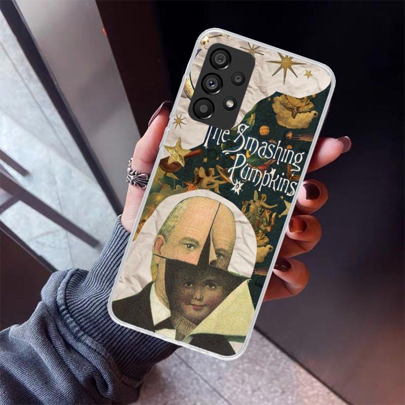 Rock The Smashing Pumpkins Phone Case For Samsung Galaxy A12 A52S A42 A32 A22 A51 A50 Note 20 Ultra 10 S10 Plus A71 A70 A31 A30