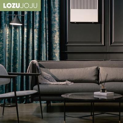 1 pieza LOZUJOJU 80% cortinas opacas decoración del hogar lujo de lujo sala de estar dormitorio decoración del hogar