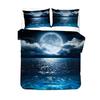 Print Hight Quality Duvet Cover Sets Galaxy Wolf Bedding Set 2/3pcs Quilt Cover Bed Linens Home Textile UK // Size