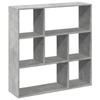 VidaXL Room Divider Shelf Concrete Grey 102x29x103.5 Cm, Shelf, Bookcase, Storage Shelf, 858051