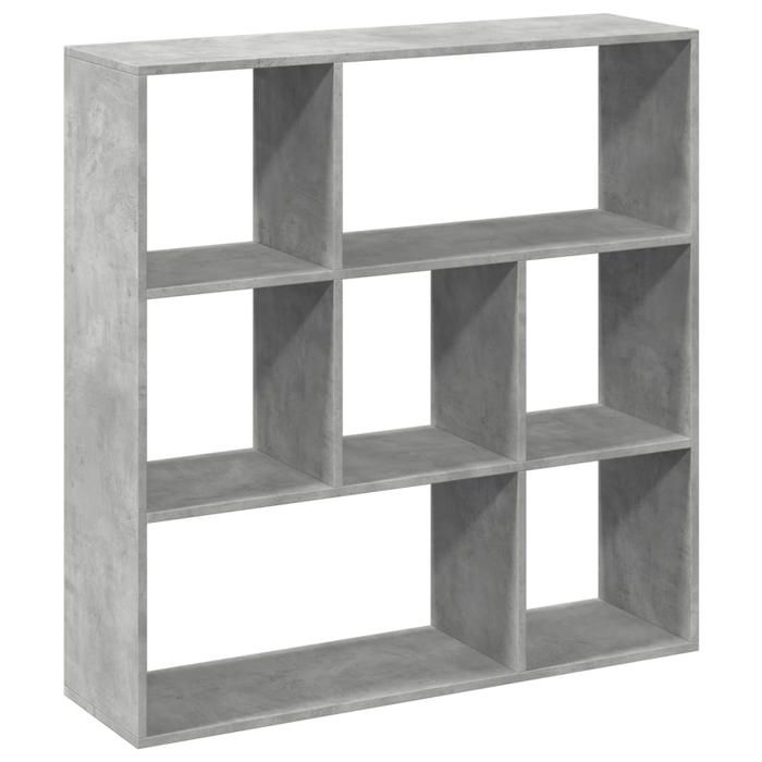 VidaXL Room Divider Shelf Concrete Grey 102x29x103.5 Cm, Shelf, Bookcase, Storage Shelf, 858051