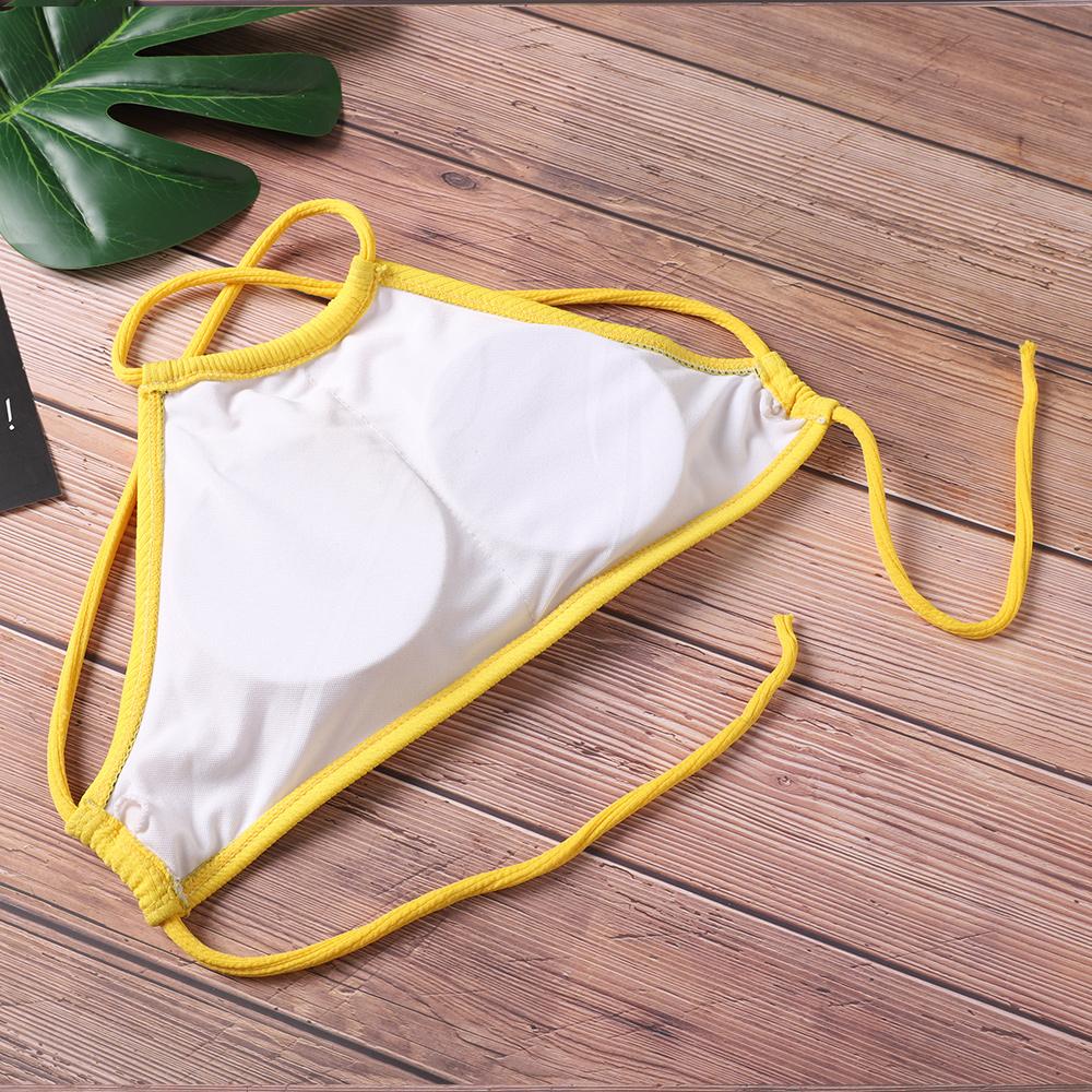 Bikini 2026 Sexy Women Swimwear Bikini Push Up Swimsuit Solid Beachwear Bathing Suit Thong Biquini Bikini Set