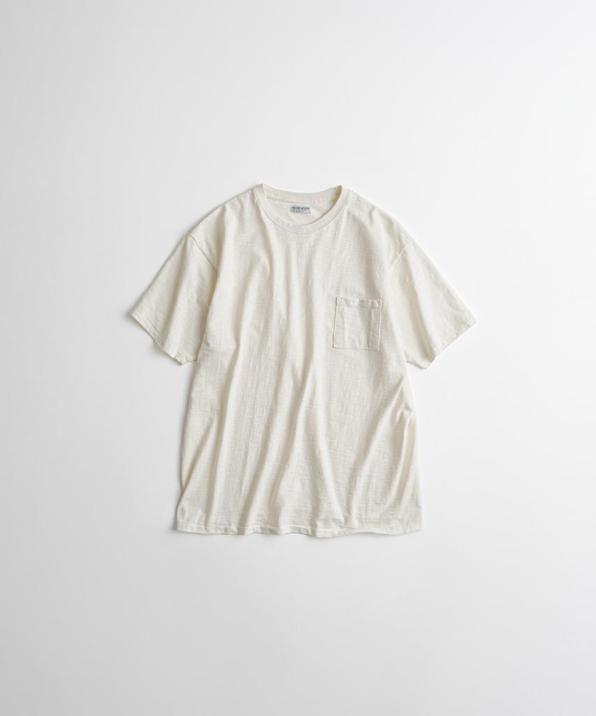 Bihebieo Slub Cotton Tublar T-Shirts Natural