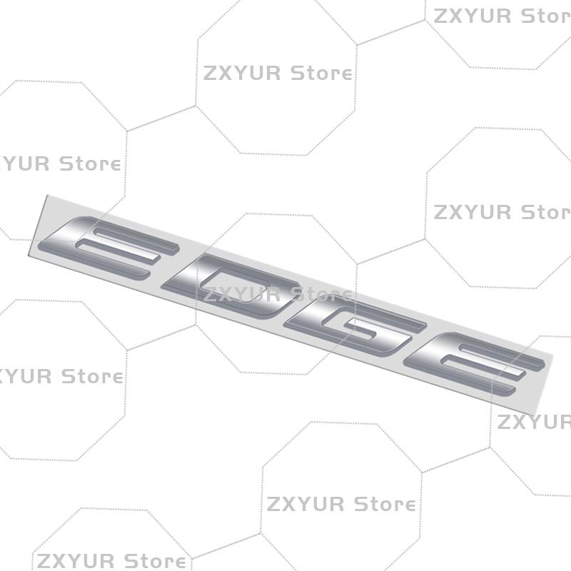 Metal For Ford Edge Emblem Car Rear End Sticker Letter Badge Decal Body Trunk Decor Accessories Styling