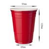 10Pcs 450Ml Colorful Disposable Plastic Cup Beer Pong Cup Redcups Cup For Graduation Party Or Bar Game Company Party