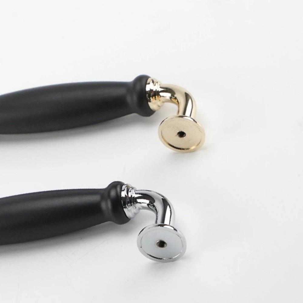 Black Door Handle Single Hole Cabinet Handle Hardware Wardrobe Handle  Wardrobe