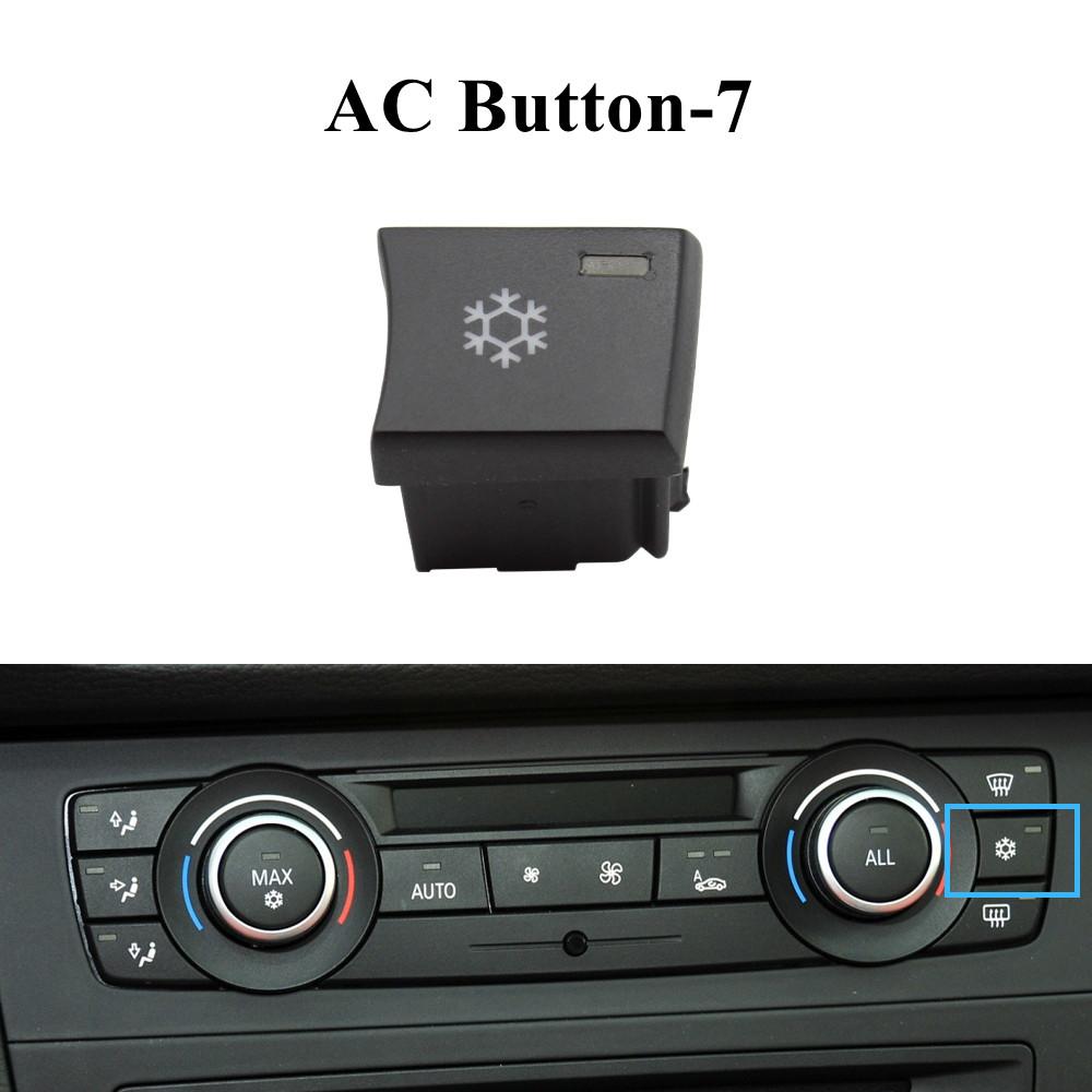 Car AC Conditioning Button Air Circulation Heater Climate Control Fan Volume For BMW 1 3 Series X1 X3 E90 E91 E92 E93 F25