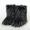 Fashion Fluffy Mid-calf Boots Winter Women Fashion Snow Boots Warm Cotton Shoes 2025 New