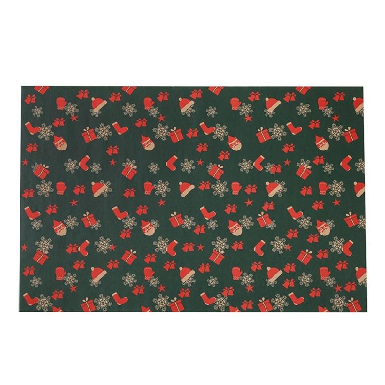 Extra Large 50x74cm Festival Gift Wrap 5 Sheets Sturdy Quality Reindeers Bell Designs Durable Surfaces