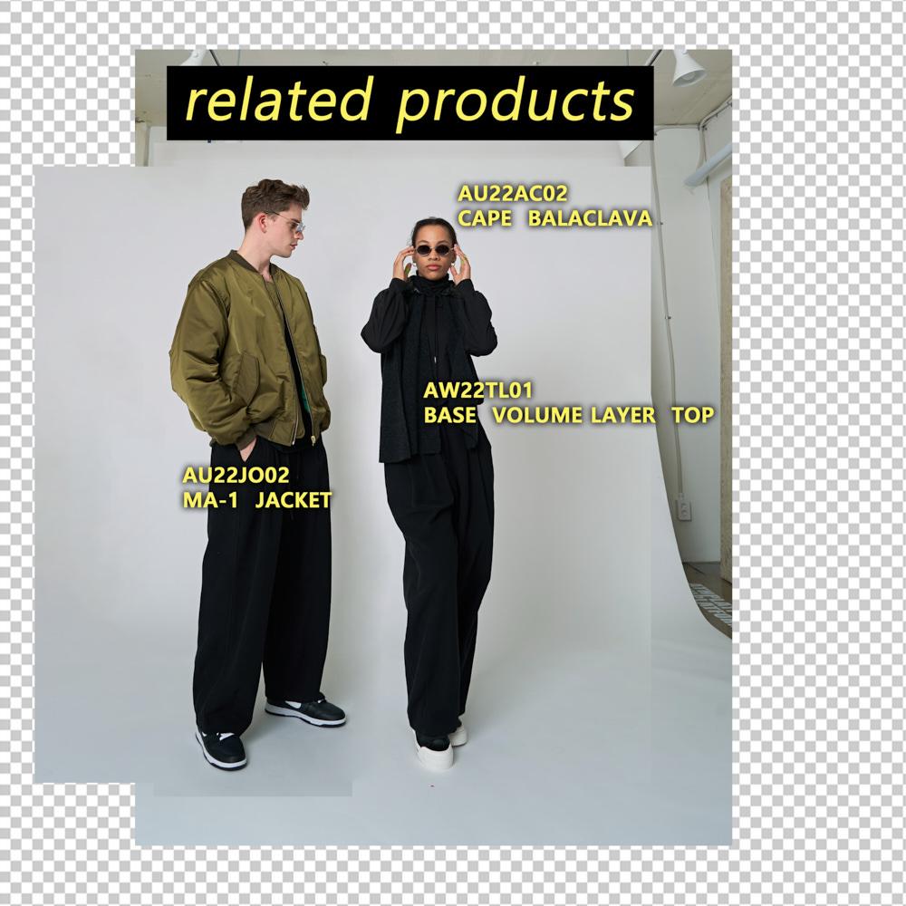 ATHPLATFORM Au22Pt08 Slung Pants_Black