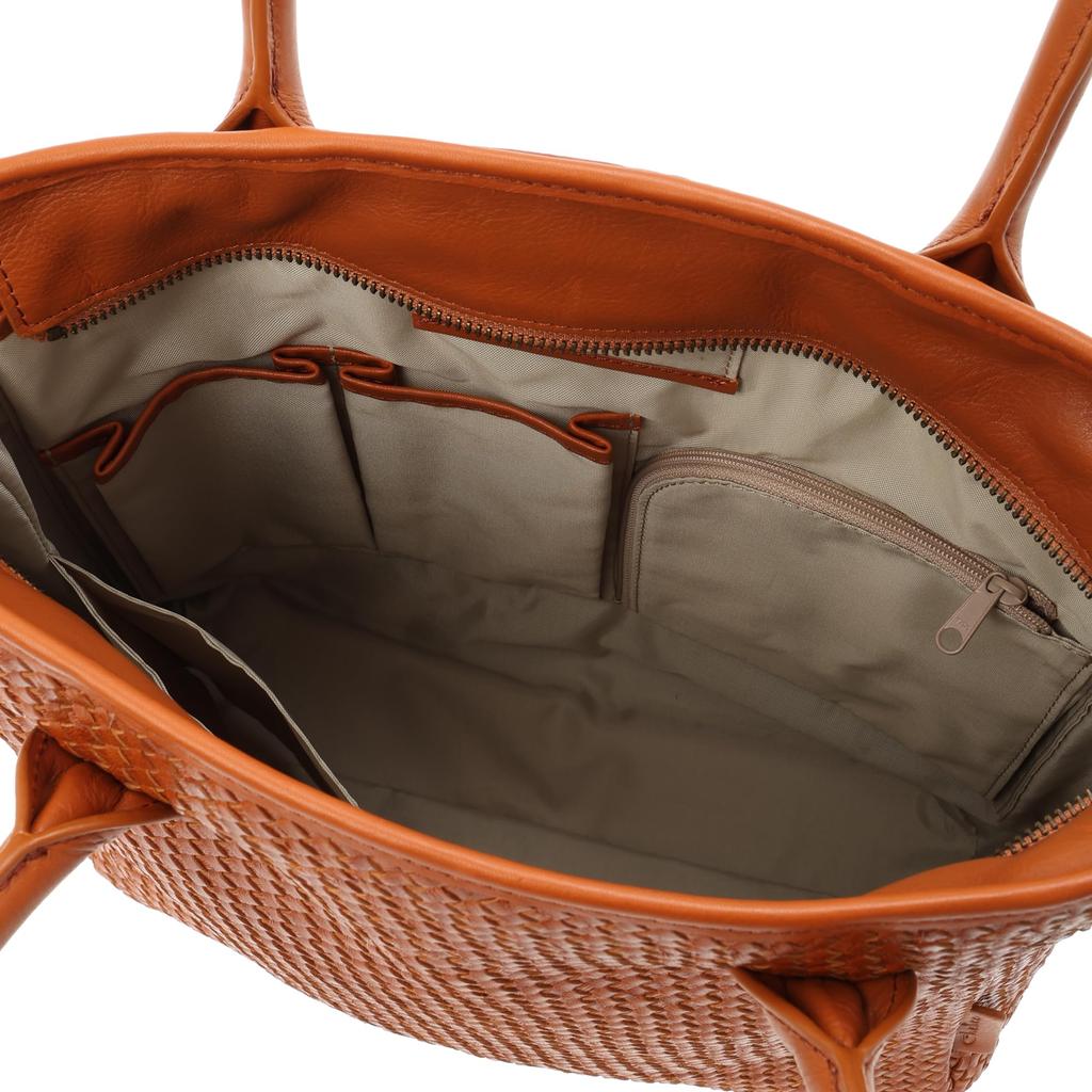[Chelica] SERPENT SERIES Tote Bag, Camel