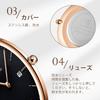 BEN NEVIS Men's Slim Casual Analog Quartz Watch Date Display Waterproof Leather Band Black