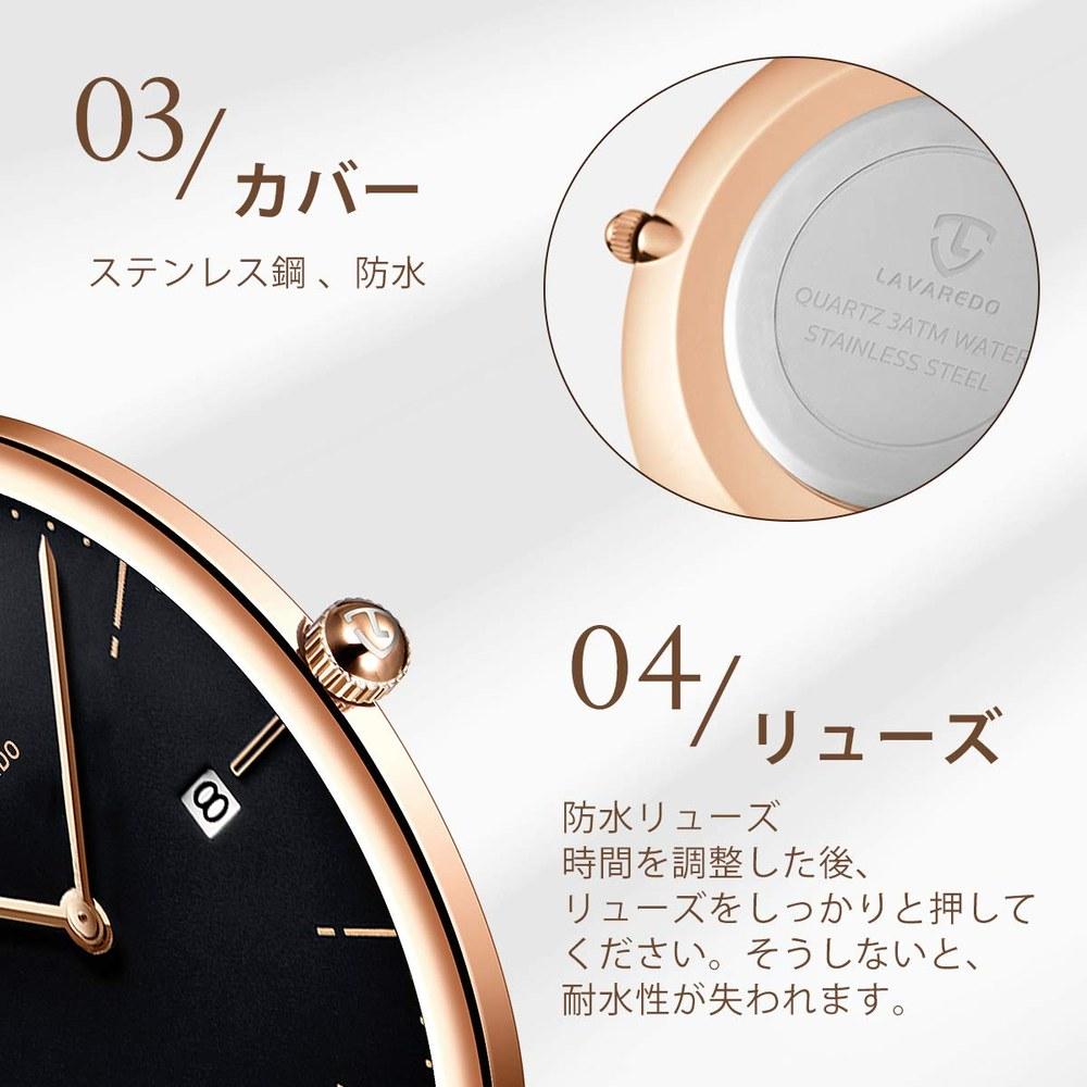 BEN NEVIS Men's Slim Casual Analog Quartz Watch Date Display Waterproof Leather Band Black