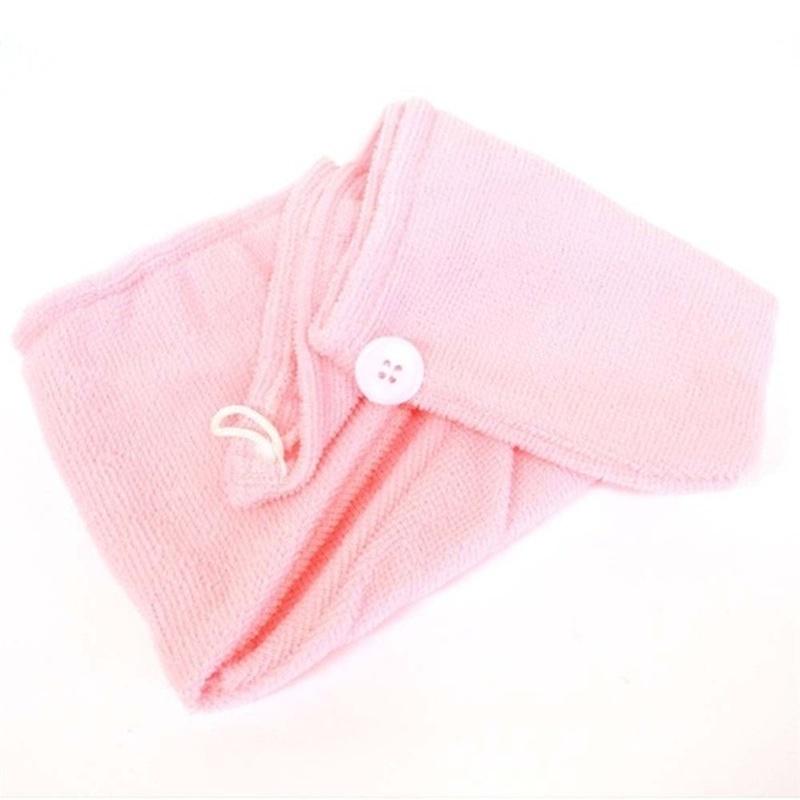 Women's Fast Super Absorbent Dry Magic Hair Towel Microfiber Wrap Hair Bath Towel Hat