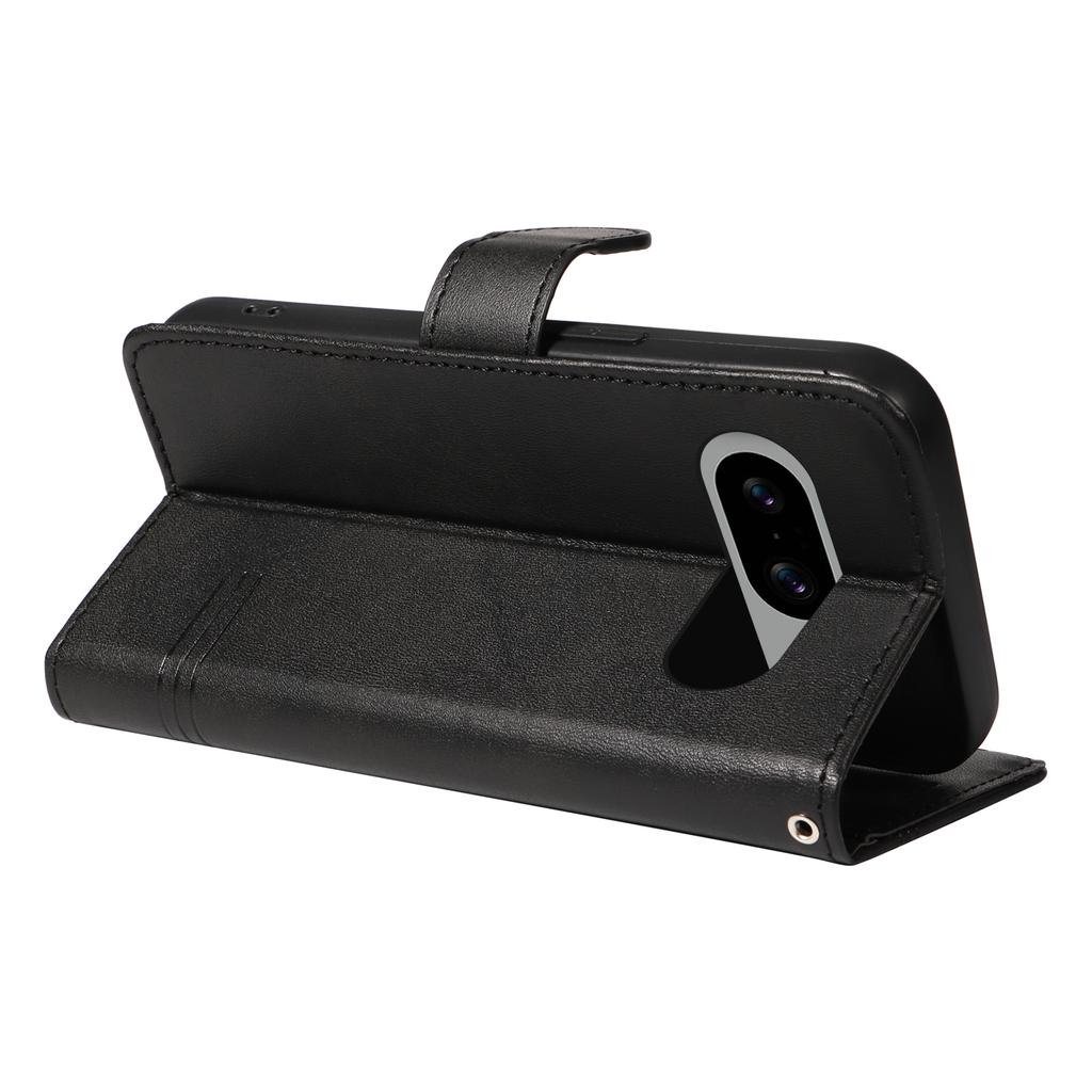For Google Pixel 8 Case Leather Phone Cover with Wallet and Horizontal Viewing Stand