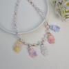Nouveau Collier Pendentif Labu Dessin Animé Mignon pour l'Été Filles Accessoires Polyvalents Collier