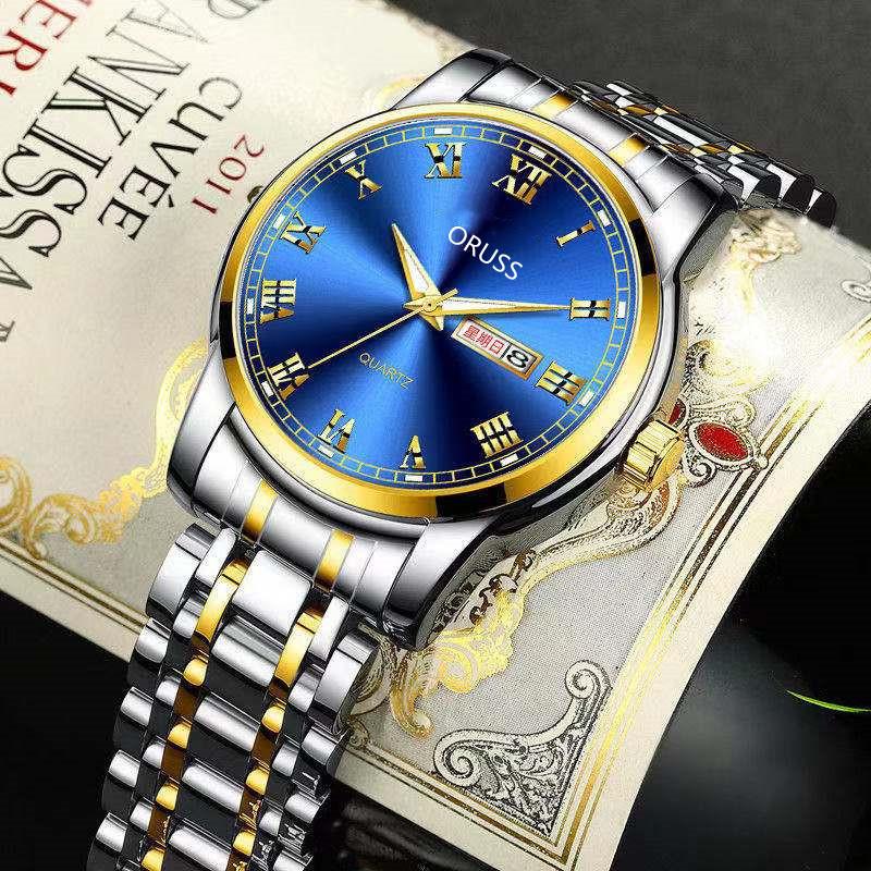 Tijd Waterdicht Herenhorloge Mannnelijke Student Mode Trend Automatisch Uurwerk Horloge Horloge Man