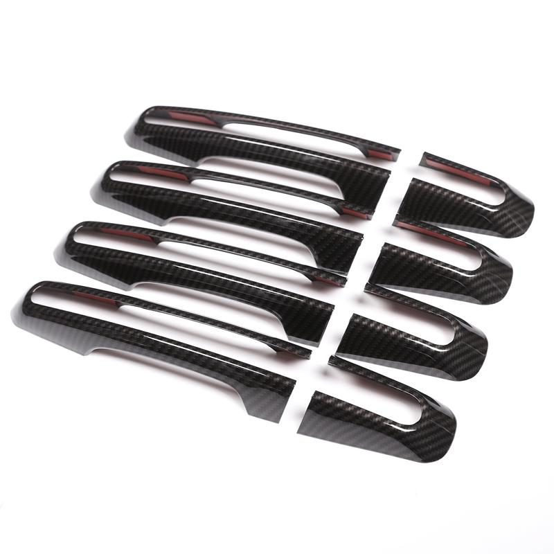 For Jaguar E-PACE XE XF XFL F-Pace Chrome Exterior Side Door Handle Cover Trim For Land Rover Discovery Range Rover Sport L494