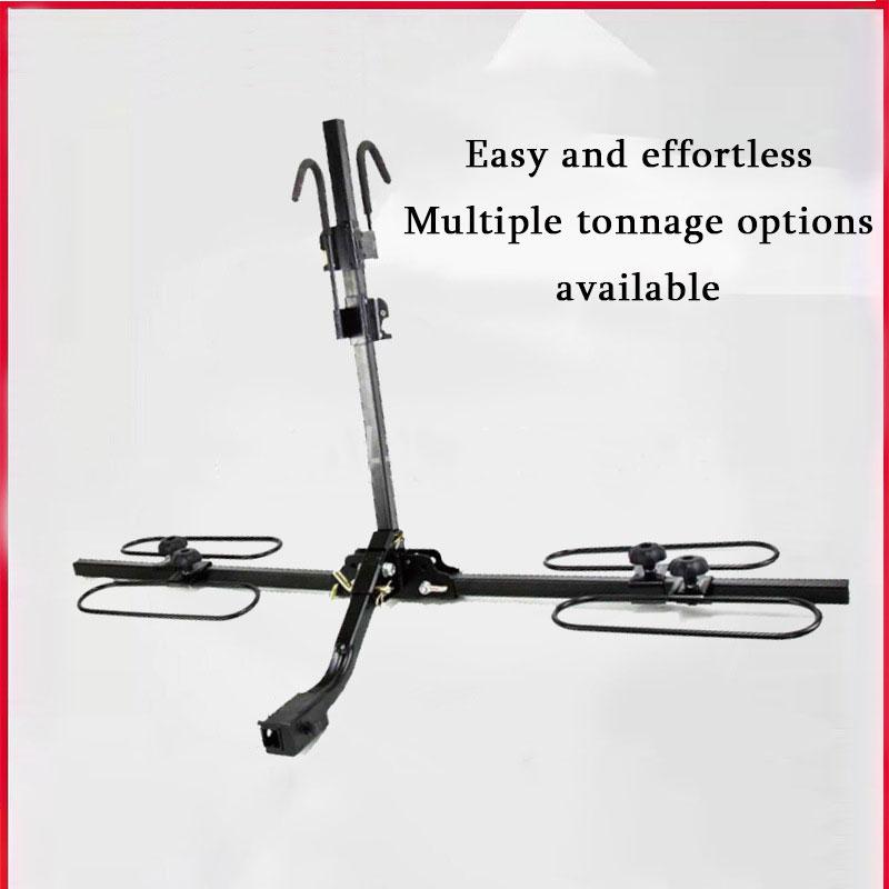 Car Mounted Bicycle Towing Frame Universal Rear Mounted Foldable Portable Suspension Mountain Bike Trailer Bicycle Support