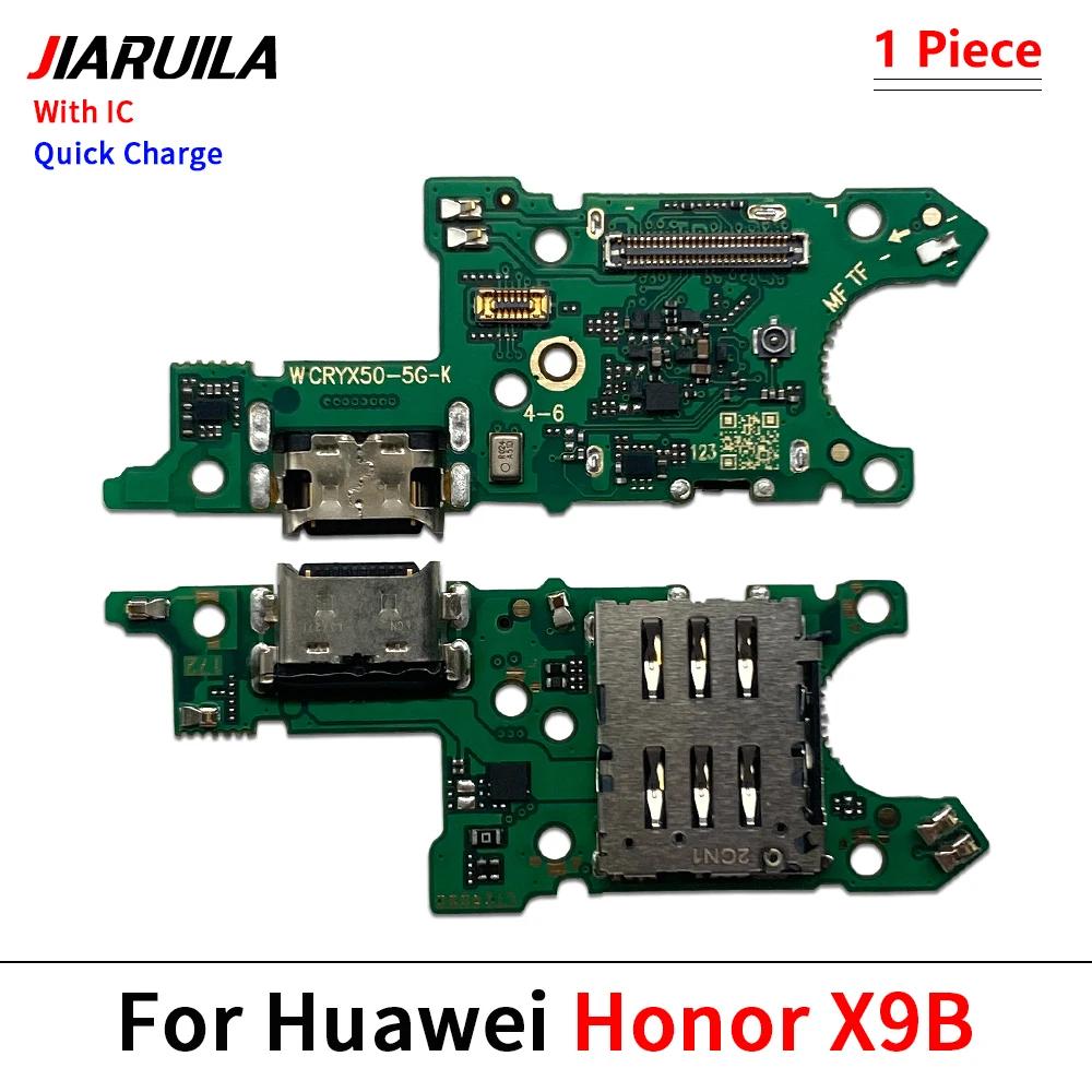 USB Charging Port Dock Charger Plug Connector Board Flex Cable For Huawei Honor X6 X6A X7 X7A X7B X8 X8A X8B X9A X9B 4G 5G