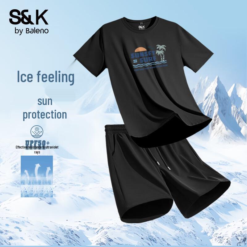 

Baleno Men s S&K Ice Silk Summer Sports Set 3XL