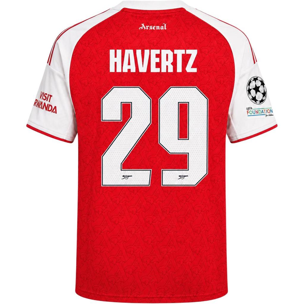 adidas Camiseta Local Arsenal 25/26 Mejor Escarlata/Blanco Tops para Hombre Rojo JI9517