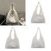 Korean Style Casual Canvas Bag With Lace Details Oversized Shoulder Tote For Women